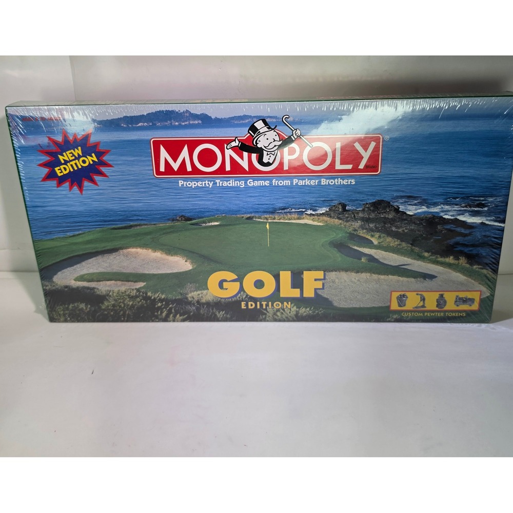 Monopoly Golf Edition Board Game 1998 New Edition Factory Sealed USAopoly
